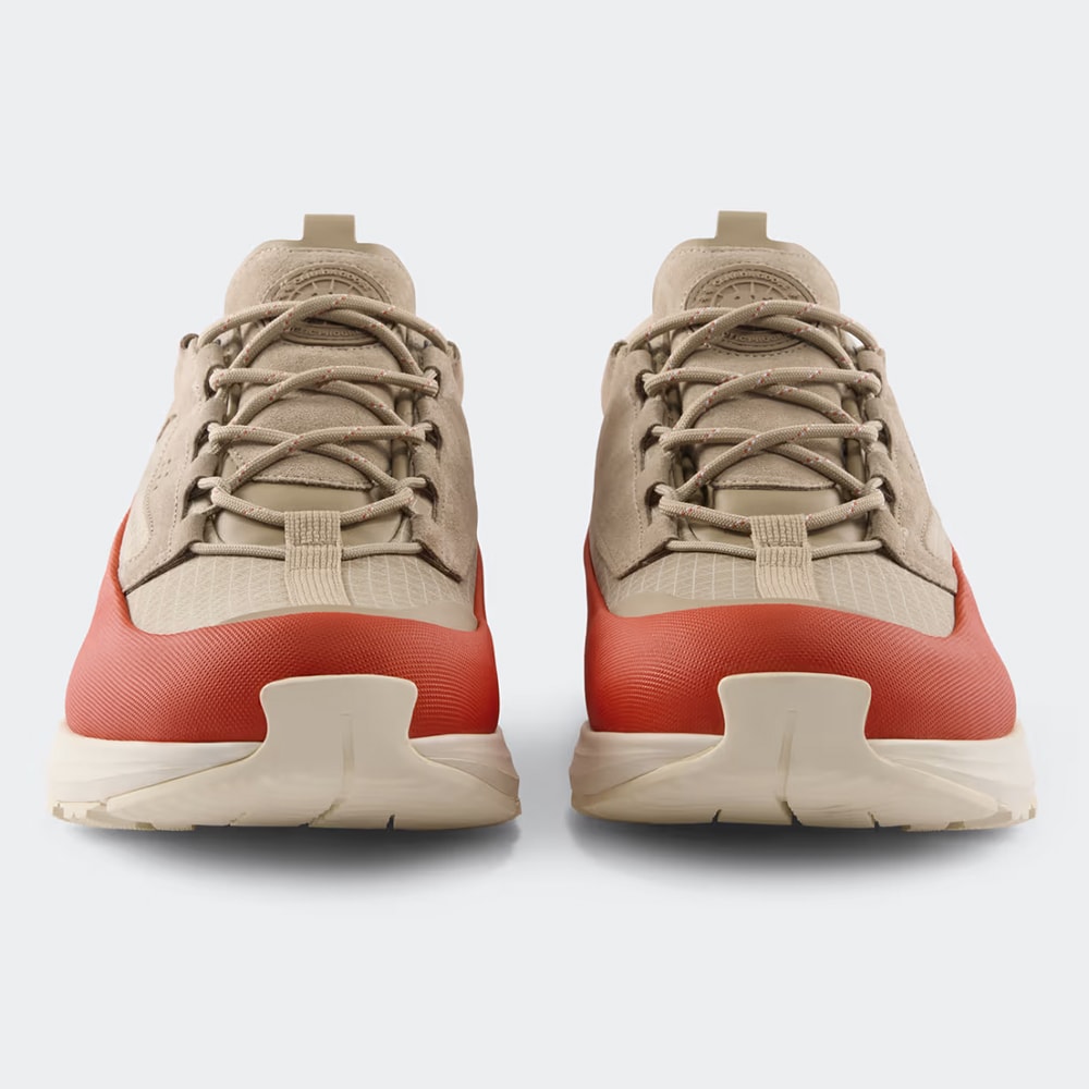 Glacier Trail Sneaker -  Tan/Signal Orange/Linen