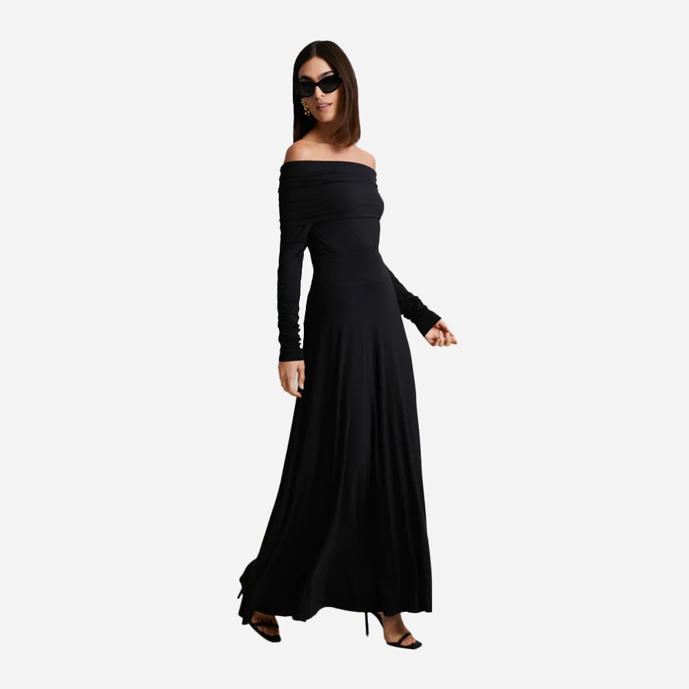 Gianella Off-Shoulder Top - Black