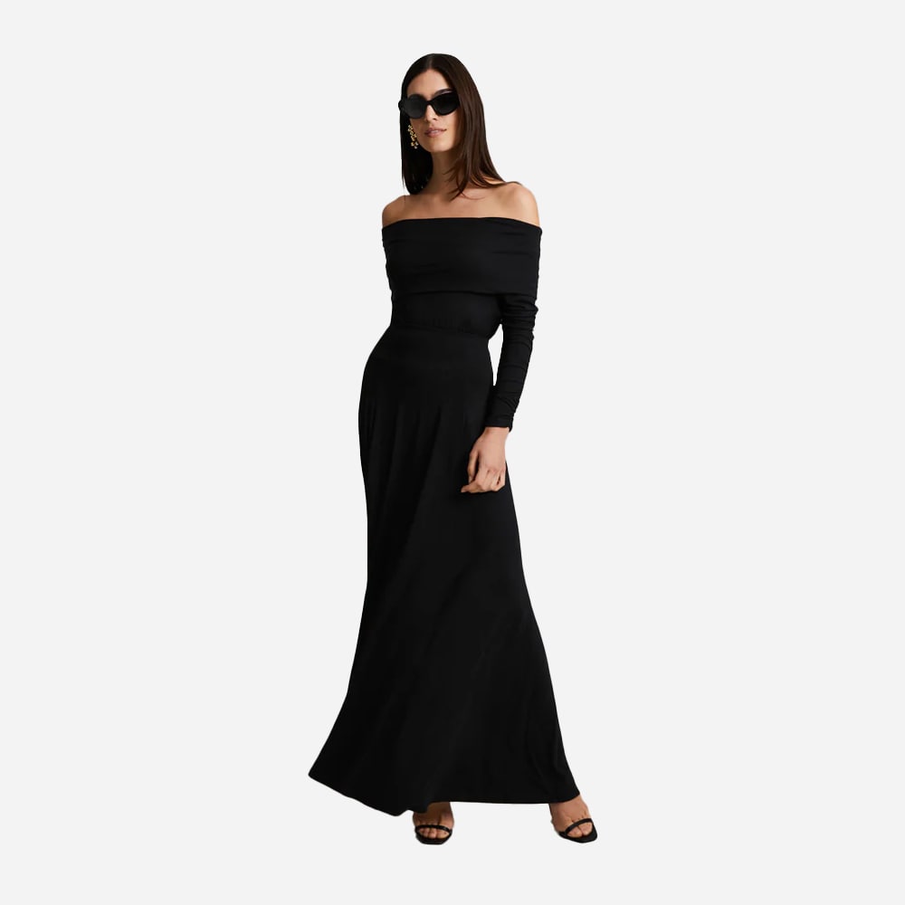 Gianella Off-Shoulder Top - Black