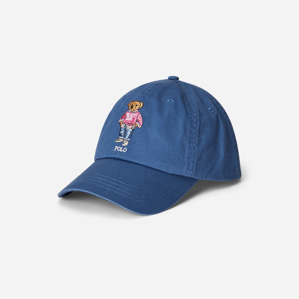 Polo Bear Twill Ball Cap - Old Royal