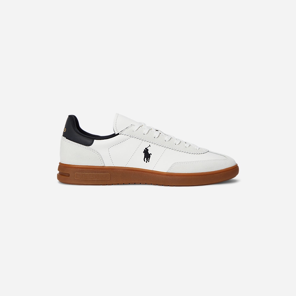 Bedford Court Leather Sneaker - White/Black