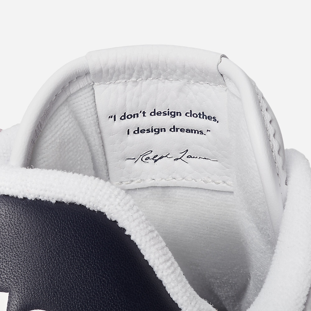 Master Court Leather Sneaker - White/Navy Pp