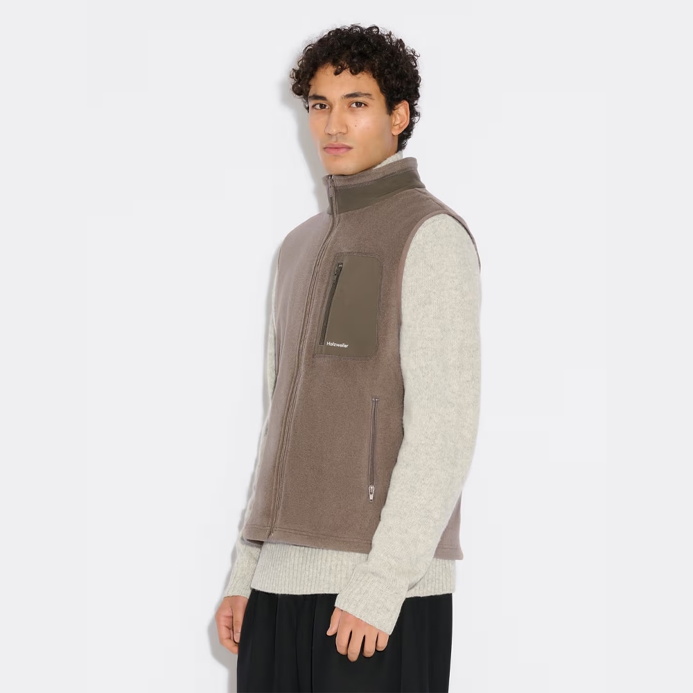 Dovre Fleece Vest - Taupe