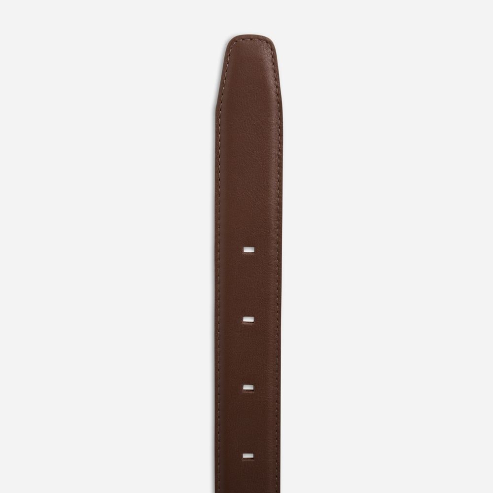 Smooth Leather Belt - Cacao