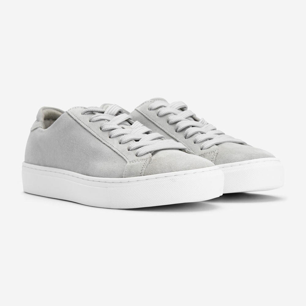 Type Sneaker - Light Grey Suede