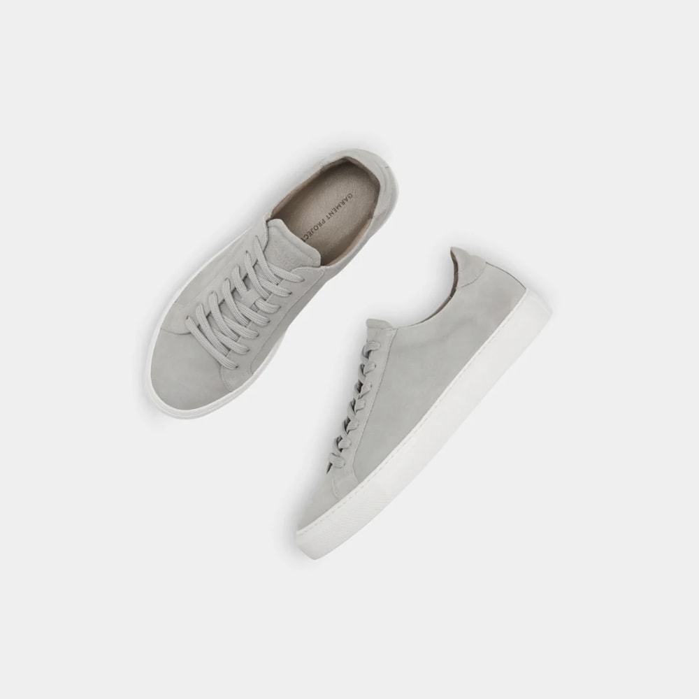 Type Sneaker - Light Grey Suede