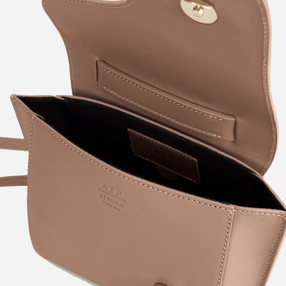 Montalcino Hazelnut Leather Mini Handbag - Hazelnut