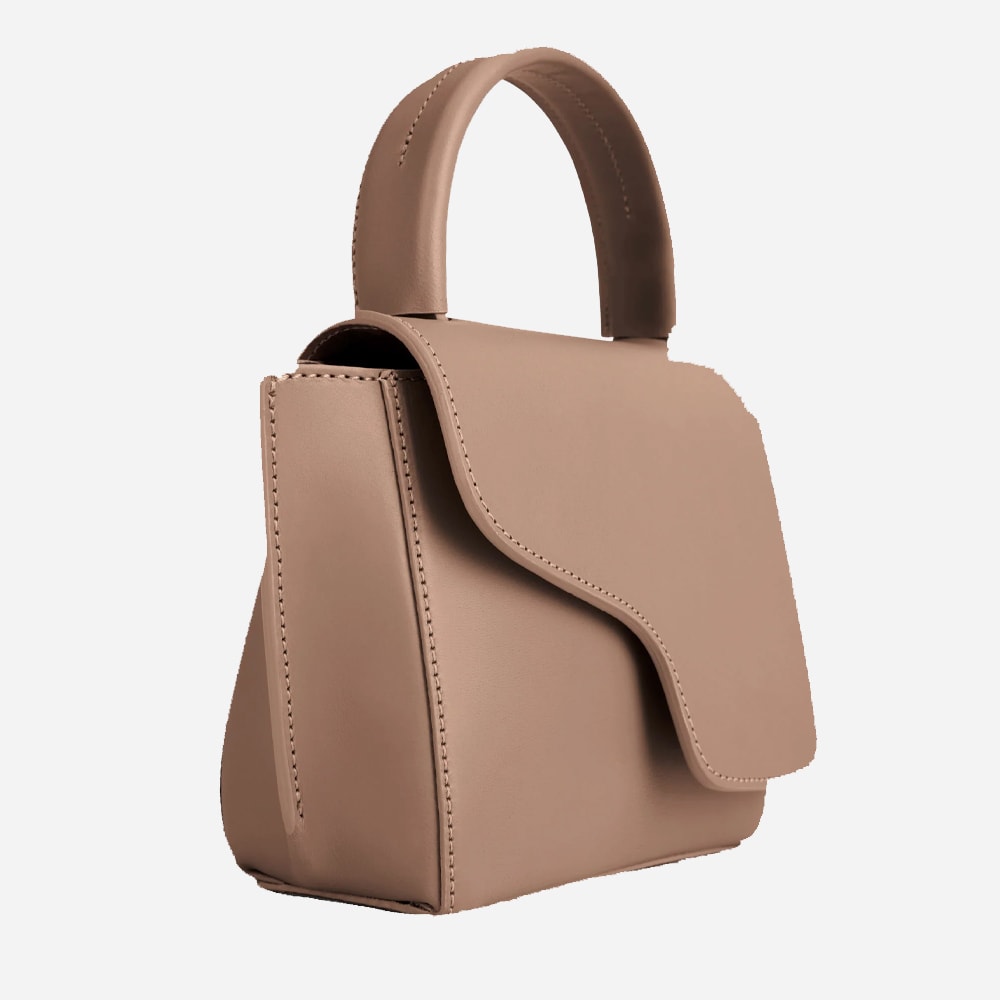 Montalcino Hazelnut Leather Mini Handbag - Hazelnut