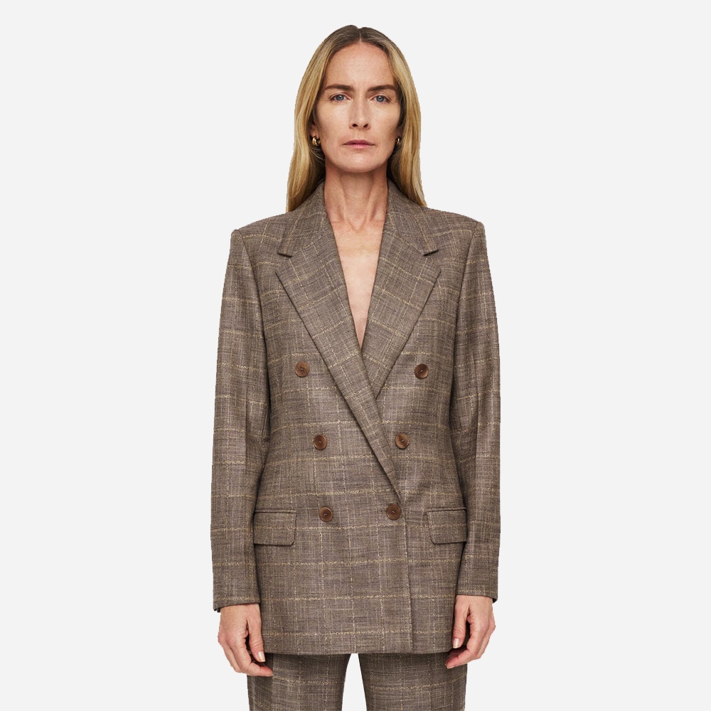 Castel Wool Bamboo Jacket - Escargot Melange