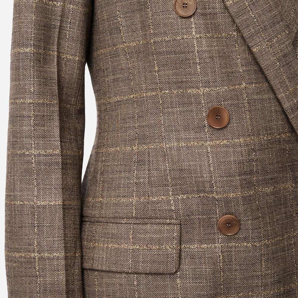 Castel Wool Bamboo Jacket - Escargot Melange