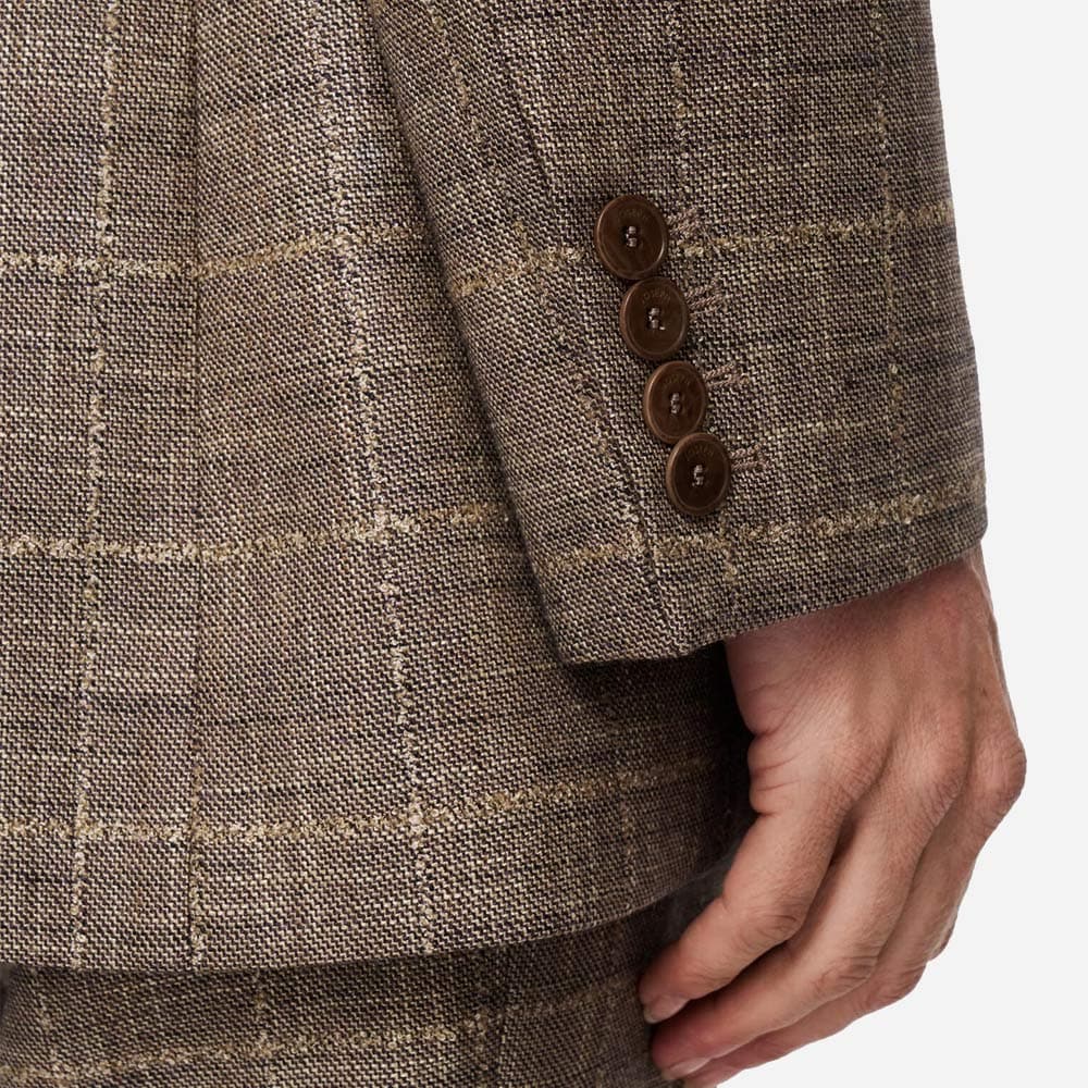 Castel Wool Bamboo Jacket - Escargot Melange