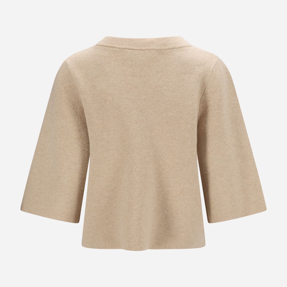 Jackie Tee Cashmere Blend - Beige Mel