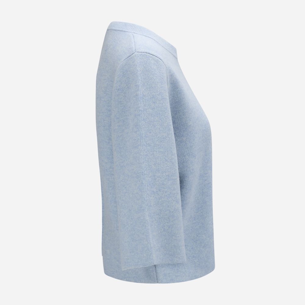 Jackie Tee Cashmere Blend - Light Blue Mel