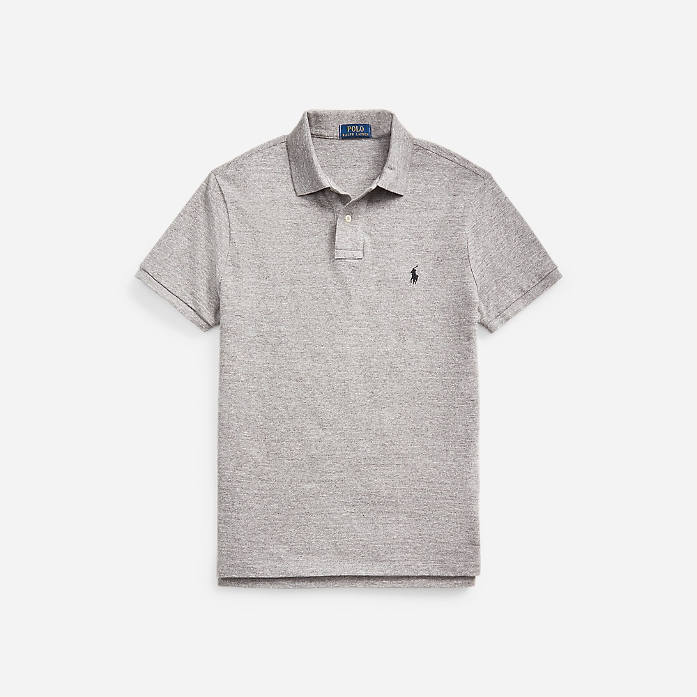 The Iconic Mesh Polo Shirt - Canterbury Heather