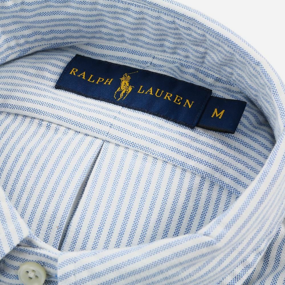 Custom Fit Oxford Shirt - Blue/White