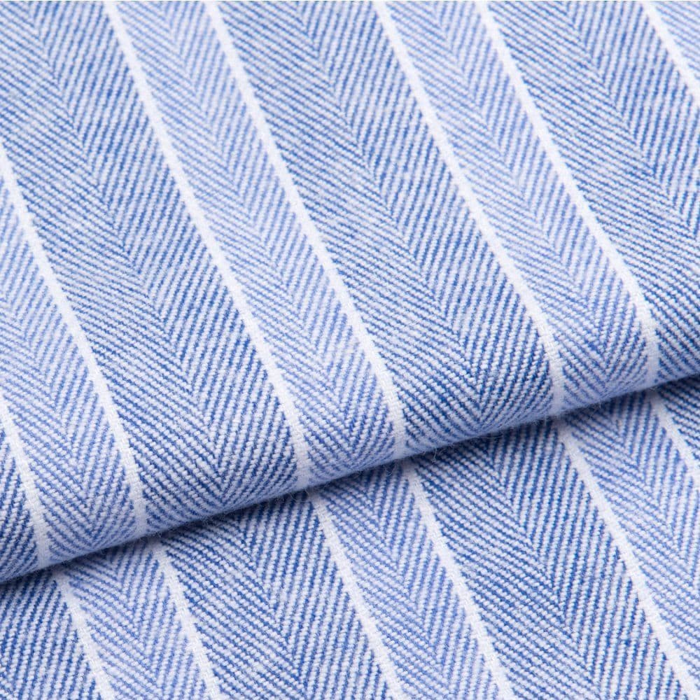 Arran Brushed - Blue Stripes