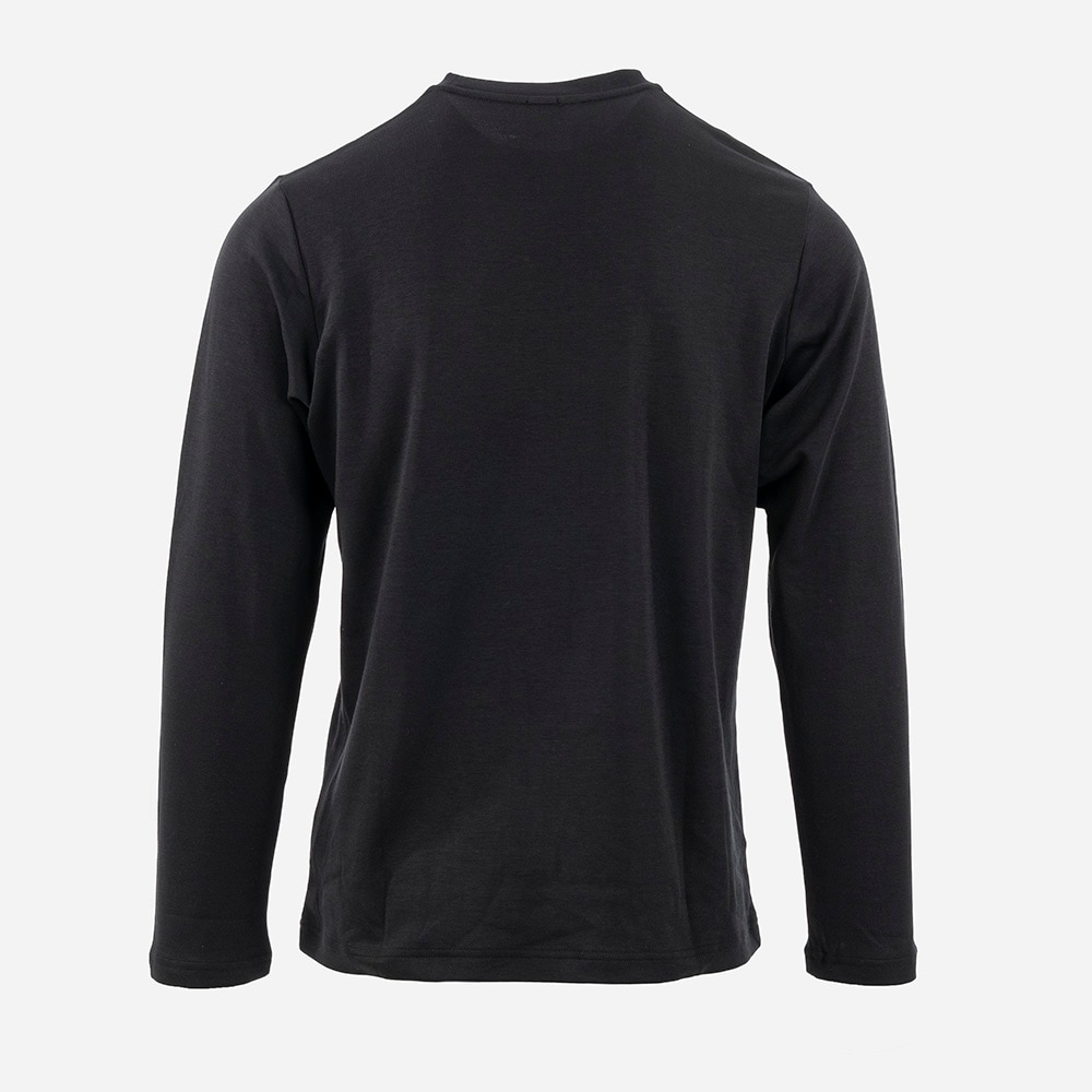 Roundneck Relaxed Fit Longsleeve - Black