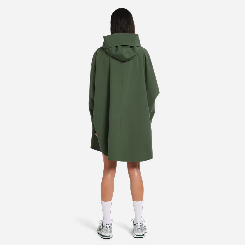 Bergen Poncho - Dusty Green