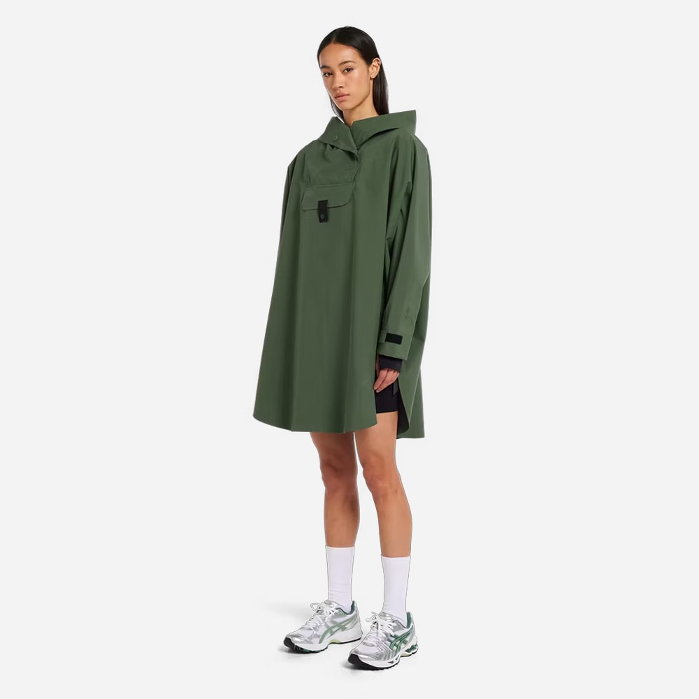 Bergen Poncho - Dusty Green