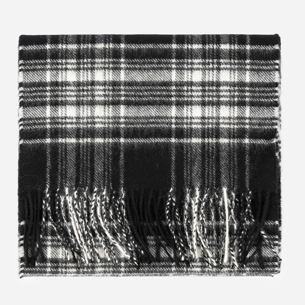 Scarf Wa16 Black&White Stewart