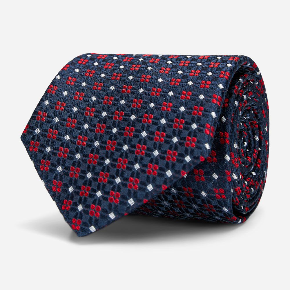 Tie Silk - 3m Blue/Red