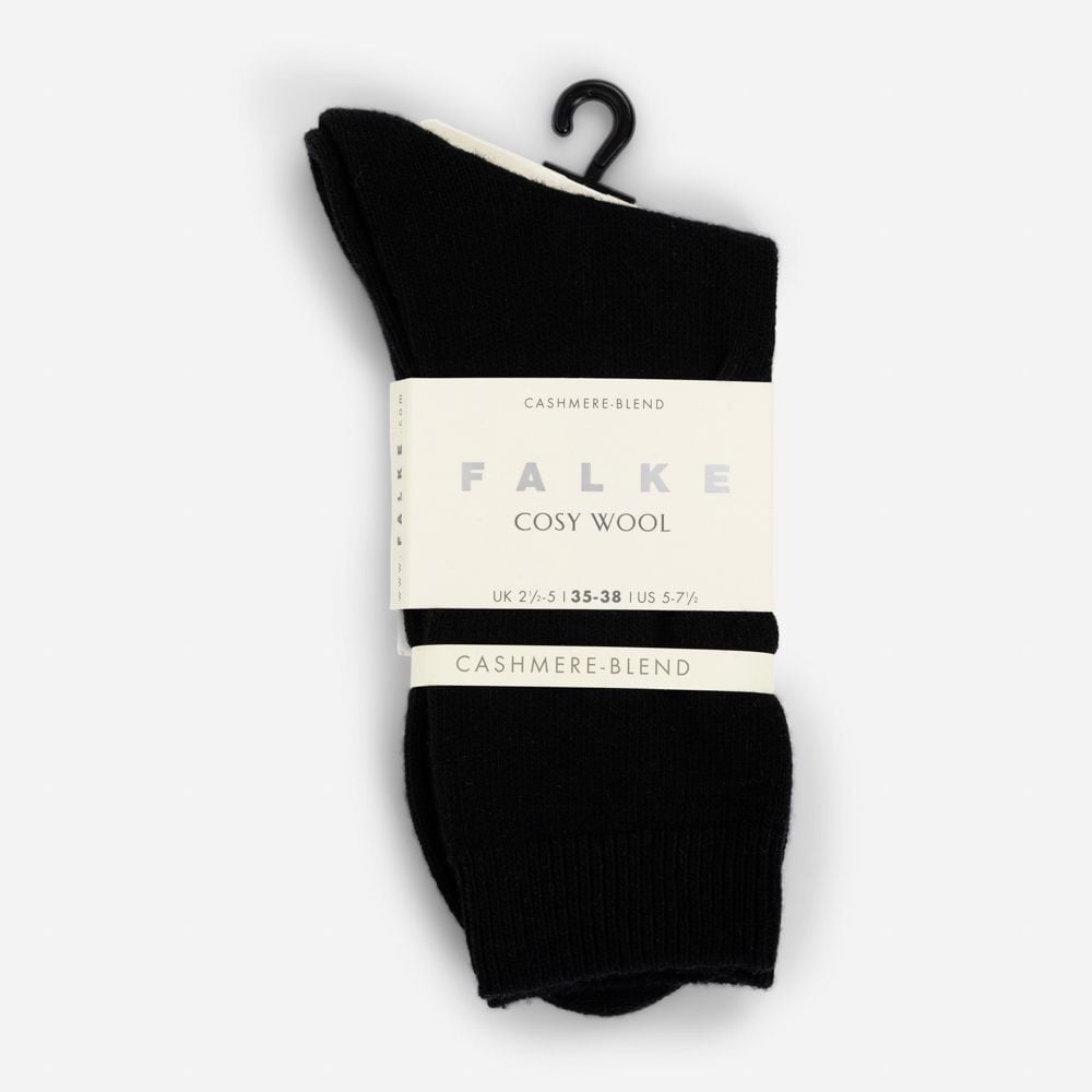 Cosy Wool Sock - Black