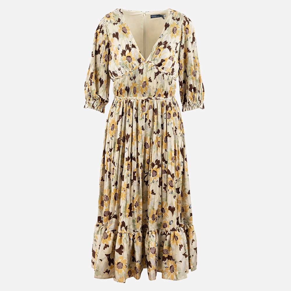 Ls Ltiti Dr-Long Sleeve-Cocktail Dress 1332 Spring Buttercup Floral