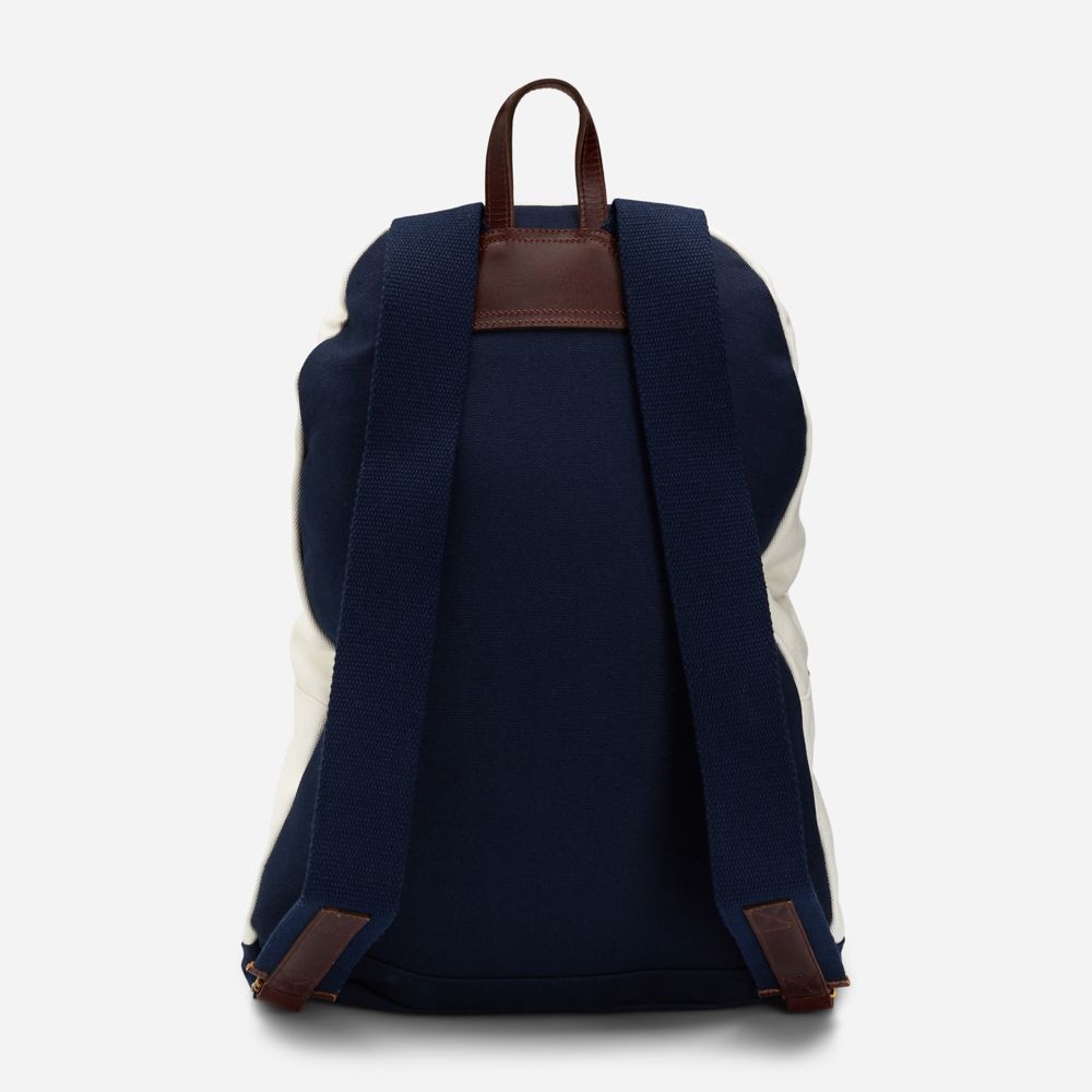 Backpack-Backpack-Large Newport Navy/Deckwash White