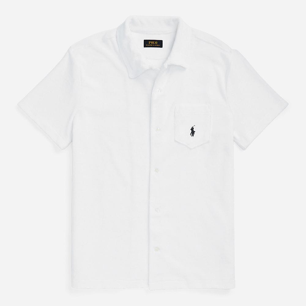 Terry Camp Shirt - White