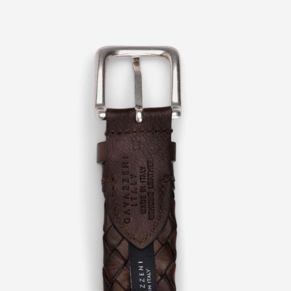 Bufalo Woven Soft Leather - Brown