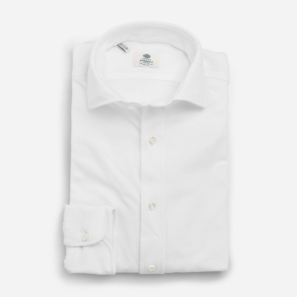 Camicia Jersey Shirt - White