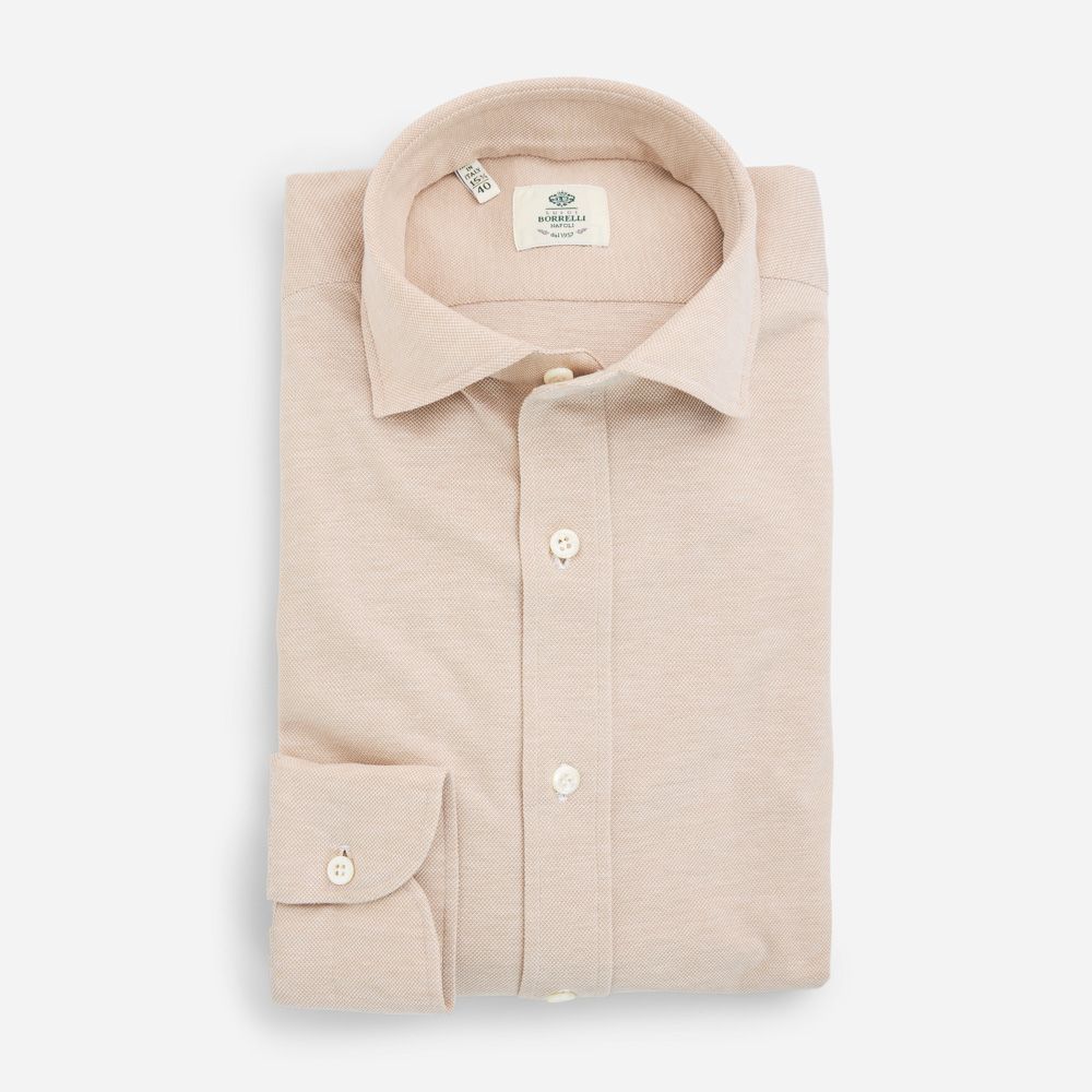Camicia Jersey Shirt - Beige