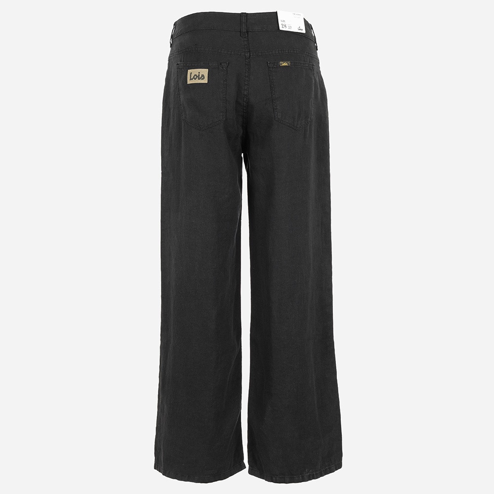 Culotte Crude Linen - Black