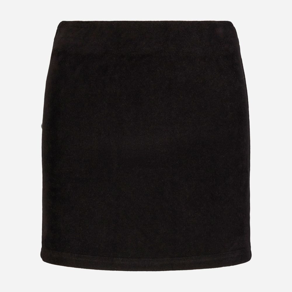 W Terry Skirt - Black