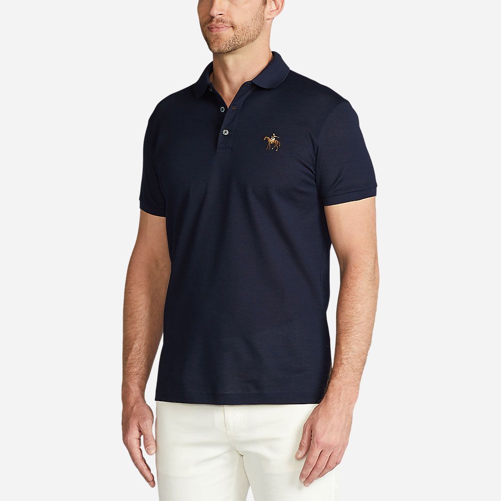 Embroidered Logo Polo Shirt - Classic Chairman Navy