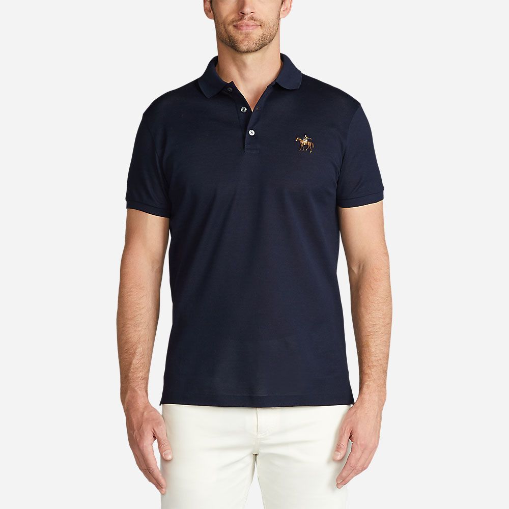 Embroidered Logo Polo Shirt - Classic Chairman Navy