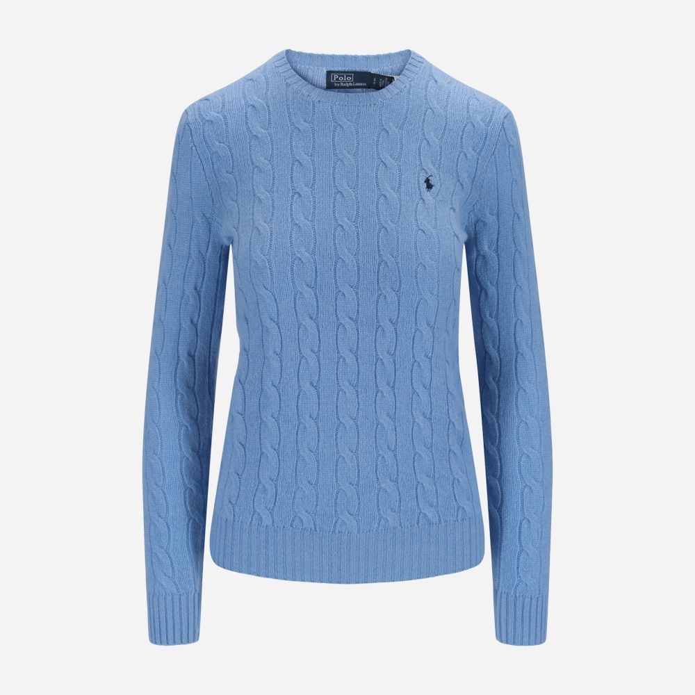 Cable-Knit Wool-Cashmere Sweater - New Litchfield Blue