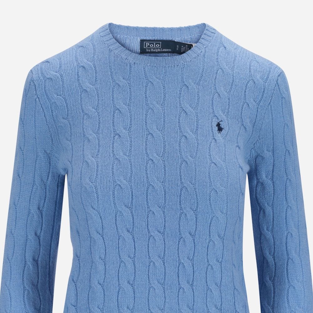 Cable-Knit Wool-Cashmere Sweater - New Litchfield Blue