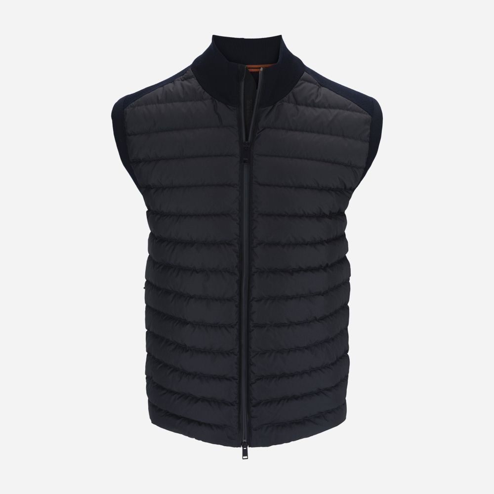 Knitwear Vest - Dark Blue Solid