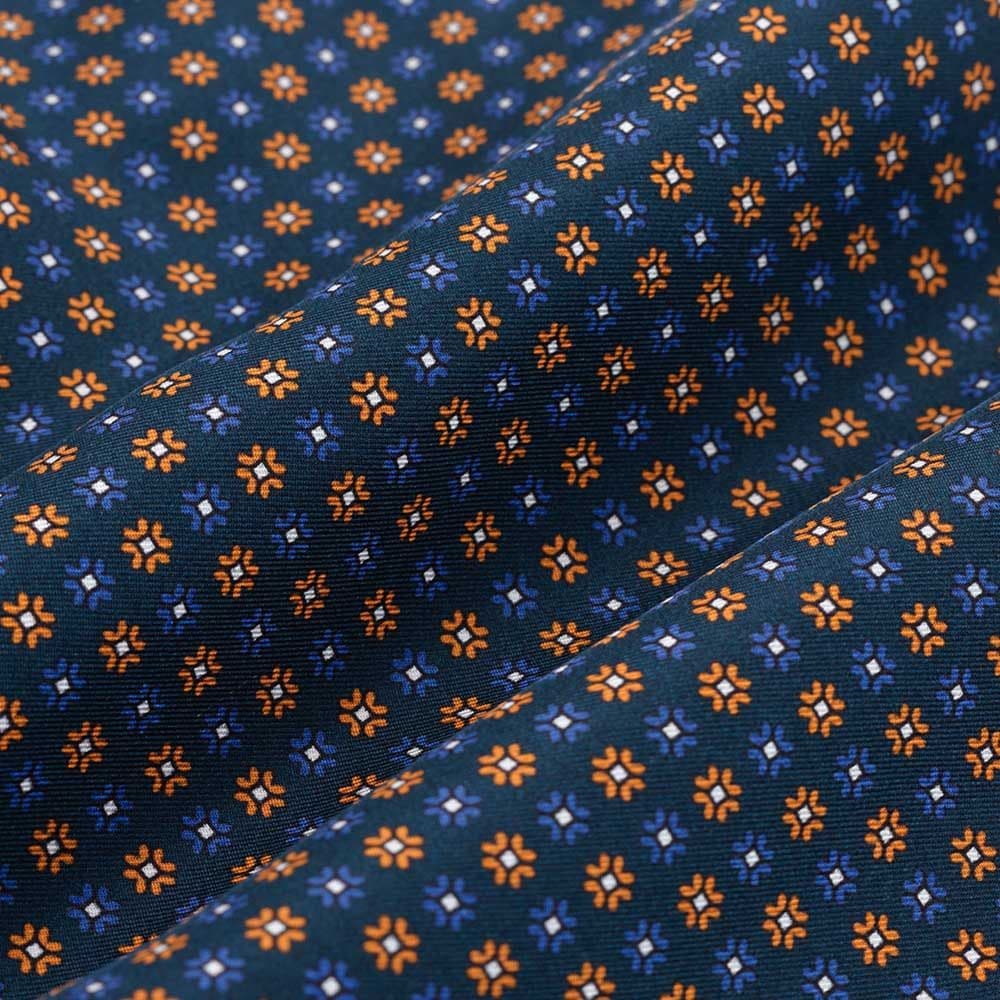Ascot Silk - Blue/Orange