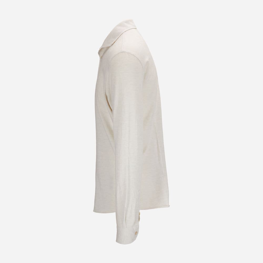 Cotton-Cashmere Shirt - White