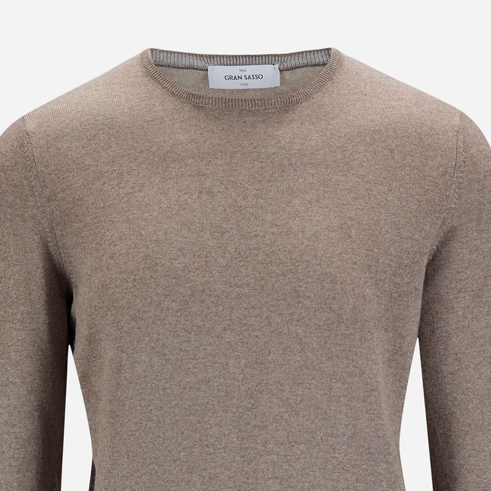 Crew Neck Merino - Beige