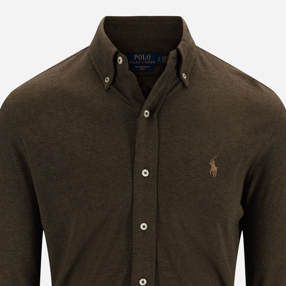 Featherweight Mesh Shirt - Wilson Olive Heather