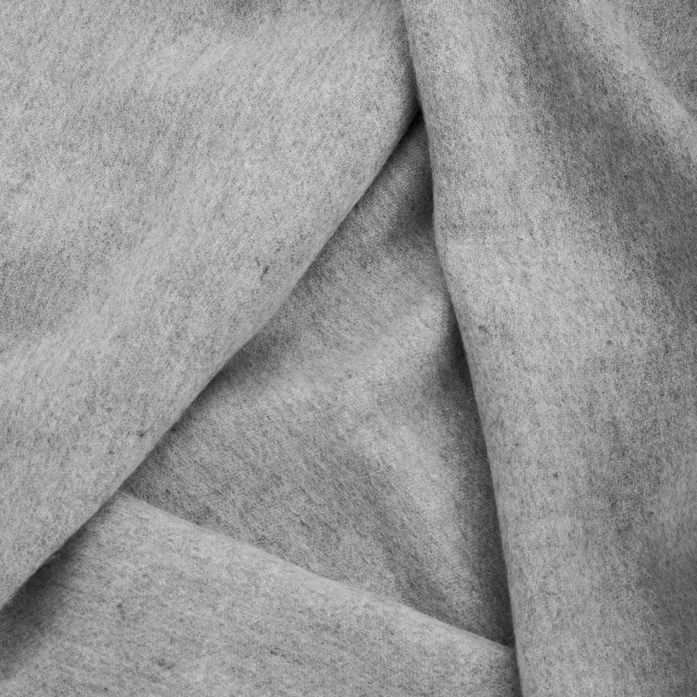 Plain Scarf Wool - Light Grey