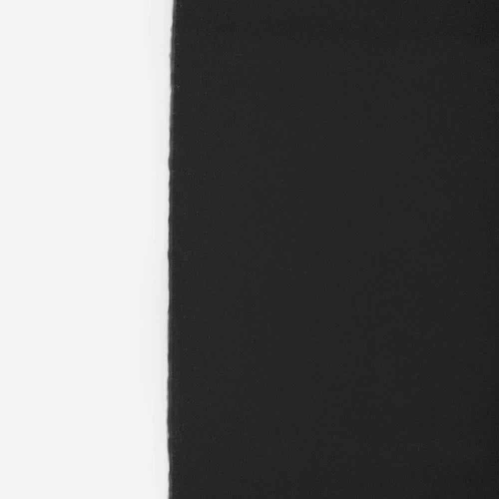 Plain Scarf Wool - Black