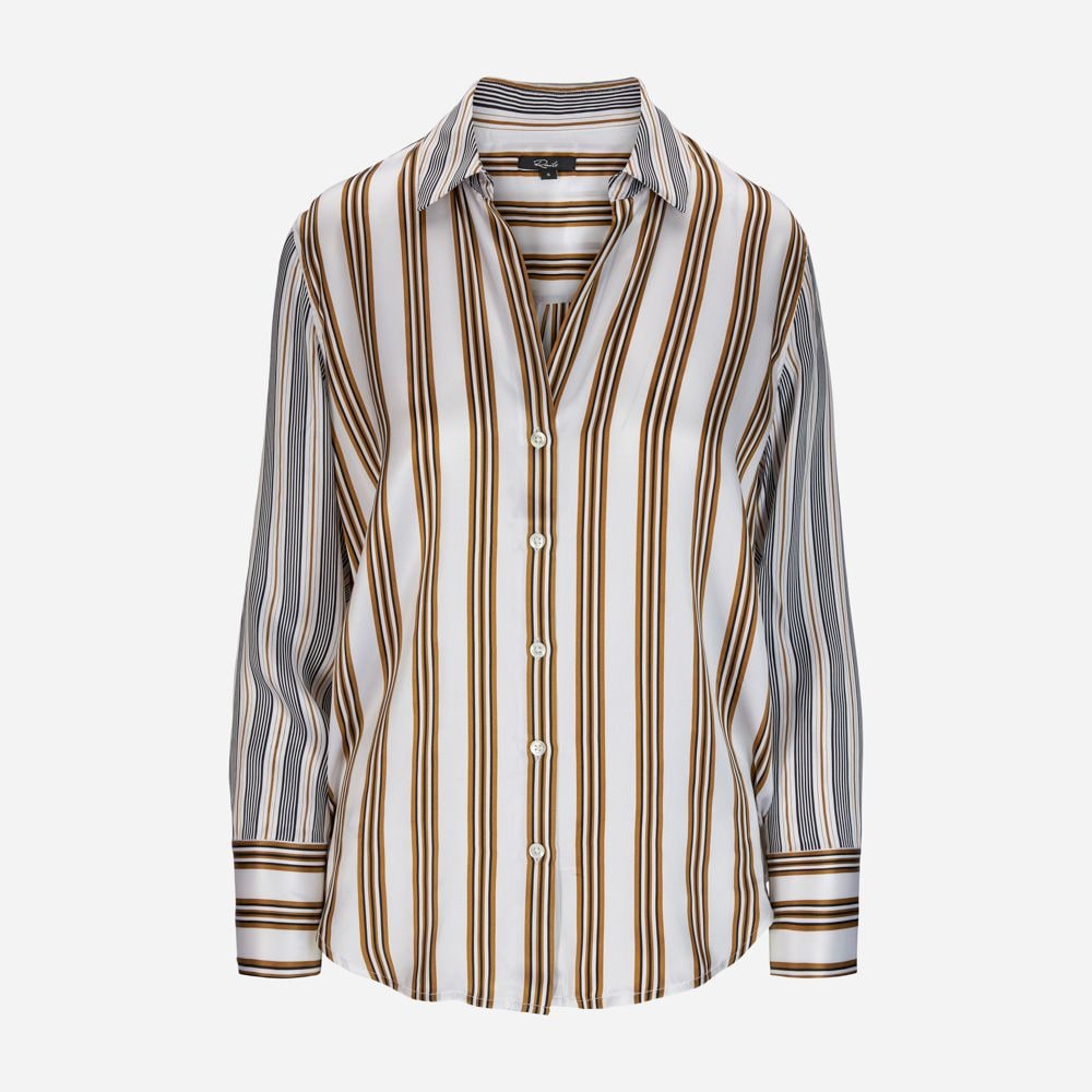Dorian Shirt - Bronze Mix Stripe