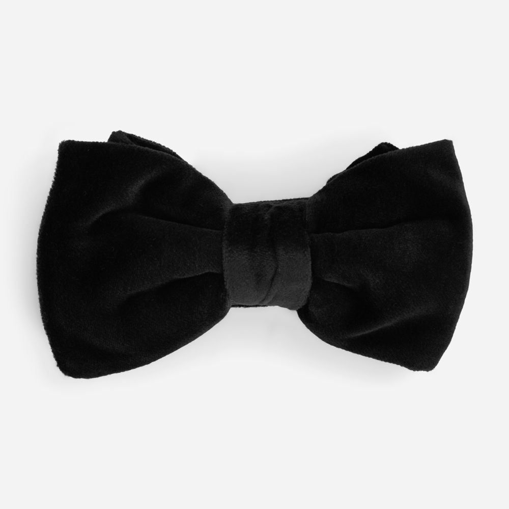 Bow Tie Velvet - Black