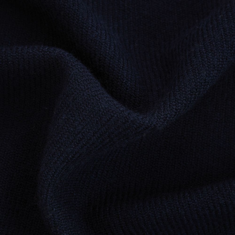 Lana Wool Scarf - Navy