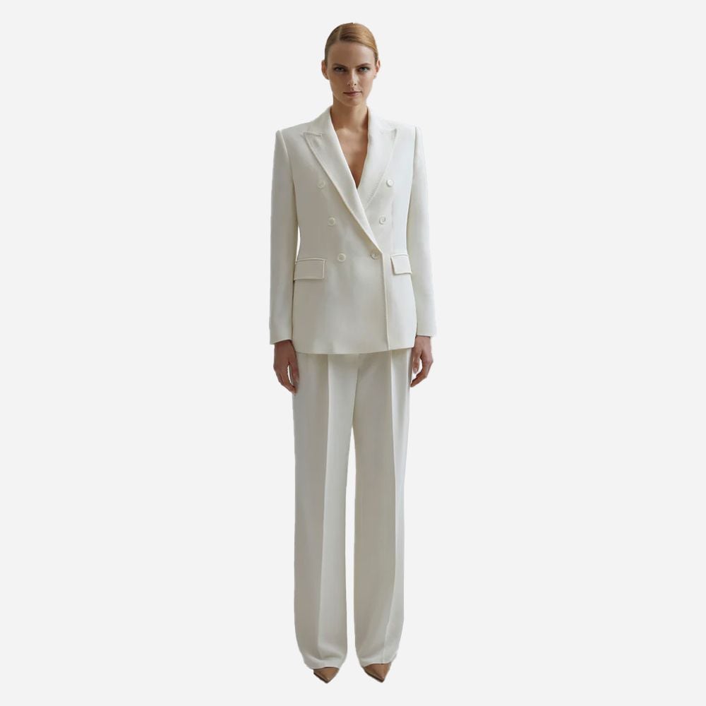 Traci W Blazer - Chalk White