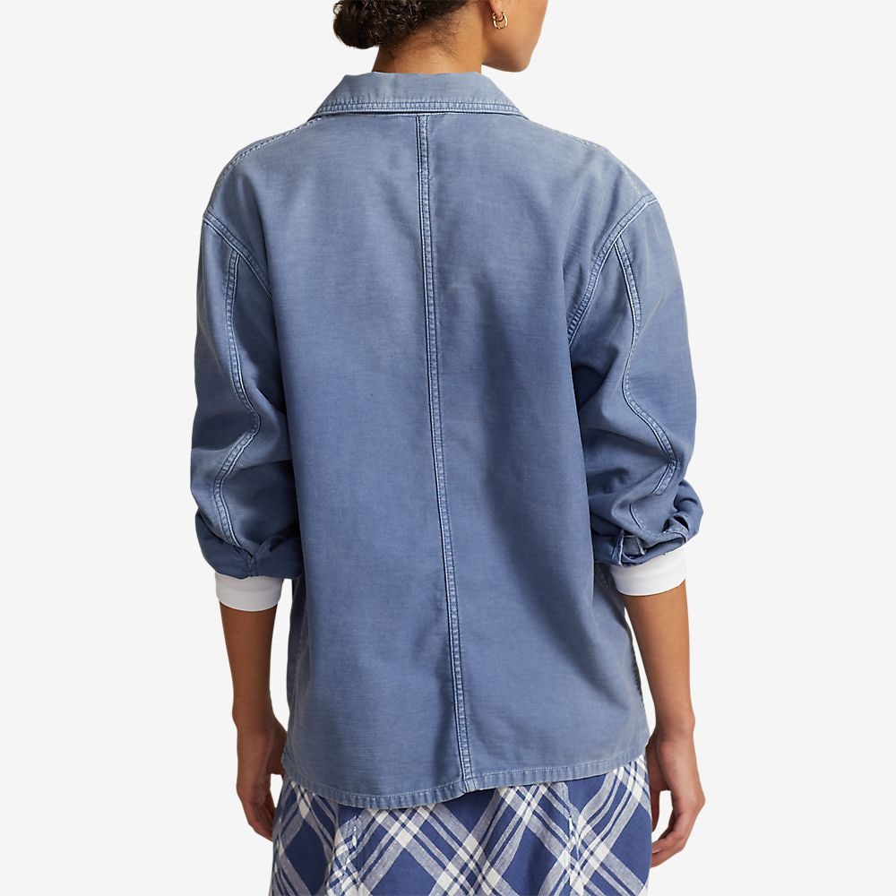 Cotton Chore Jacket - French Workwear Blue